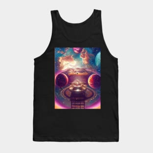 Lunar Symphony - Celestial Fantasy in the Cosmos Tank Top